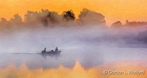 Sunrise Fishermen_P1190310-2art.jpg - Photographed along Otter Creek near Smiths Falls, Ontario, Canada.